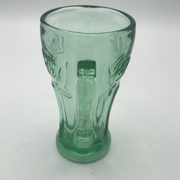 VTG/Retro Set of 6 Libbey Coca Cola Coke Float Malt Green Glasses/Mugs w/Handles - Picture 5 of 8